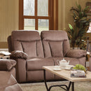 Acme Furniture Elisha Manual Reclining Fabric Loveseat 51426 IMAGE 1