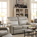 Acme Furniture Valery Manual Reclining Bonded Leather Loveseat 51516 IMAGE 1