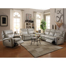 Acme Furniture Valery Manual Reclining Bonded Leather Loveseat 51516 IMAGE 2