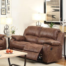 Acme Furniture Zanthe II Manual Reclining Fabric Loveseat 51441 IMAGE 1