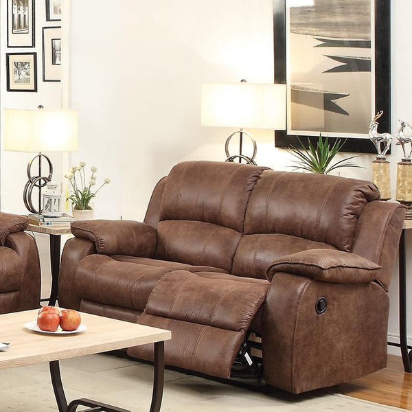 Acme Furniture Zanthe II Manual Reclining Fabric Loveseat 51441 IMAGE 1