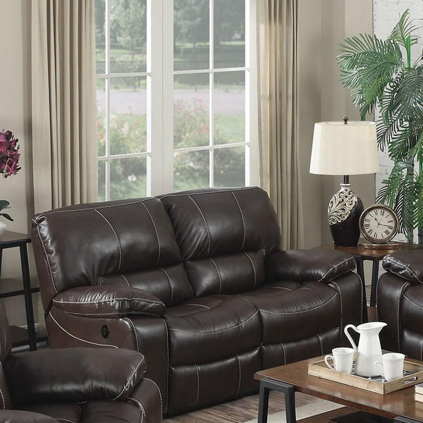 Acme Furniture Kimberly Power Reclining Leather Air Loveseat 52136 IMAGE 1