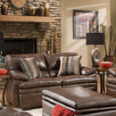 Acme Furniture Devin Stationary Bonded Leather Match Loveseat 52311 IMAGE 1