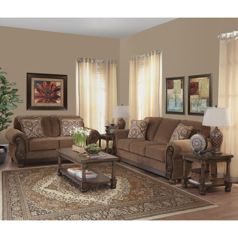 Acme Furniture Emiko Stationary Fabric Loveseat 52356 IMAGE 2