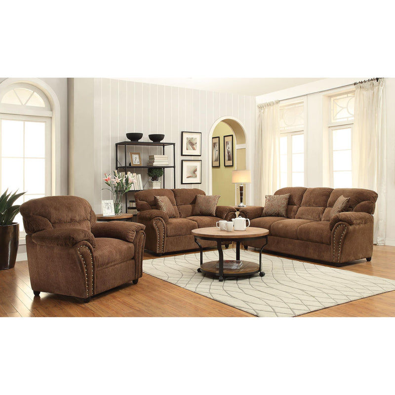 Acme Furniture Patricia Stationary Fabric Loveseat 50131 IMAGE 2