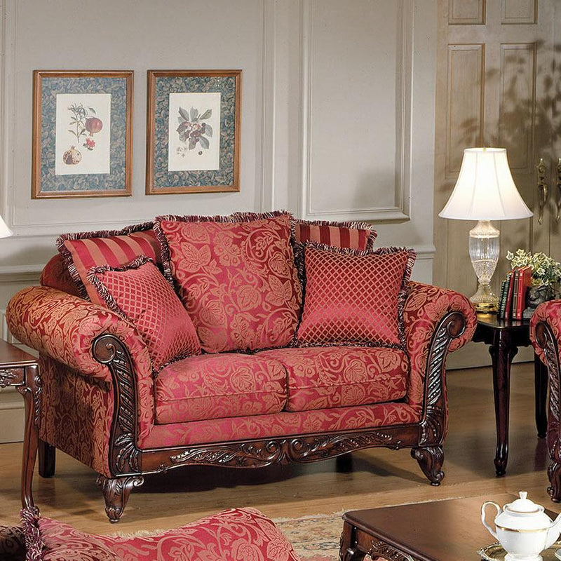 Acme Furniture Fairfax Stationary Fabric Loveseat 50331 IMAGE 1