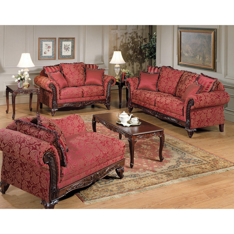Acme Furniture Fairfax Stationary Fabric Loveseat 50331 IMAGE 2