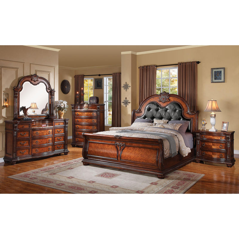 Acme Furniture Nathaneal Arched Dresser Mirror 22314 IMAGE 2