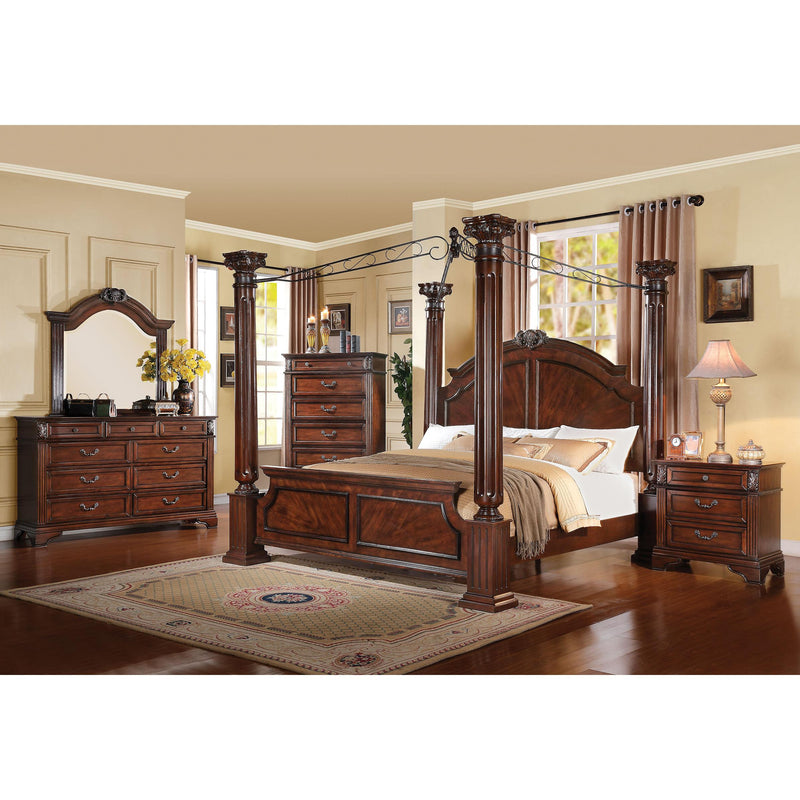 Acme Furniture Roman Empire III Arched Dresser Mirror 23347 IMAGE 2