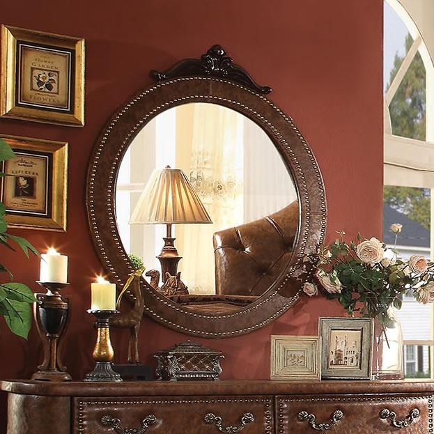 Acme Furniture Varada Crescent Dresser Mirror 25164 IMAGE 1