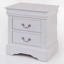 Acme Furniture Louis Philippe III 2-Drawer Nightstand 24503 IMAGE 2