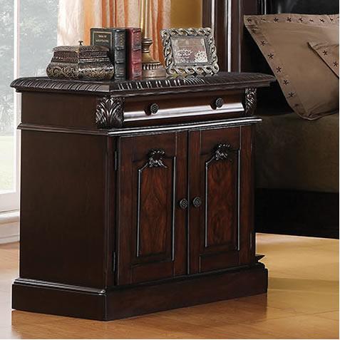 Acme Furniture Roman Empire 1-Drawer Nightstand 19347 IMAGE 1