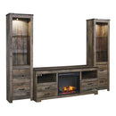  Signature Design by Ashley Trinell W446W18 3 pc Entertainment Center IMAGE 2