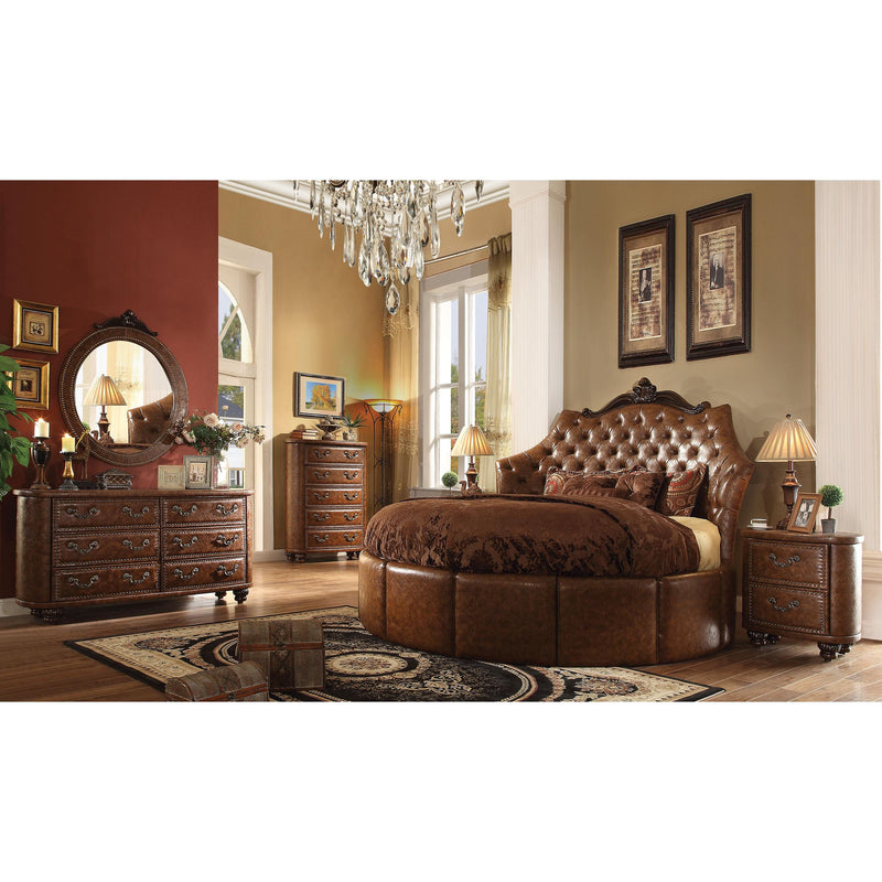 Acme Furniture Varada Crescent 2-Drawer Nightstand 25163 IMAGE 2