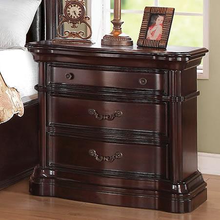 Acme Furniture Veradisia 3-Drawer Nightstand 20634MR IMAGE 1