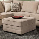 Acme Furniture Cecelia Fabric Ottoman 52308 IMAGE 1