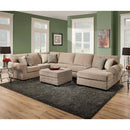 Acme Furniture Cecelia Fabric Ottoman 52308 IMAGE 2