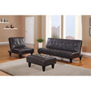 Acme Furniture Conrad Polyurethane Ottoman 57011 IMAGE 2