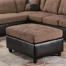 Acme Furniture Milano Polyurethane Ottoman 51332 IMAGE 1