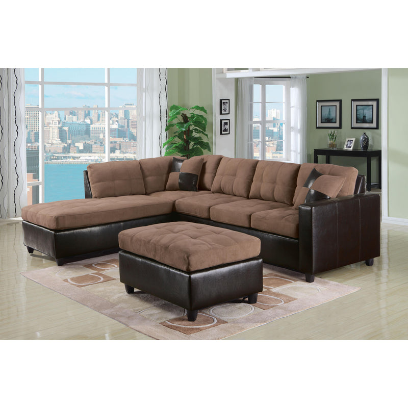 Acme Furniture Milano Polyurethane Ottoman 51332 IMAGE 2