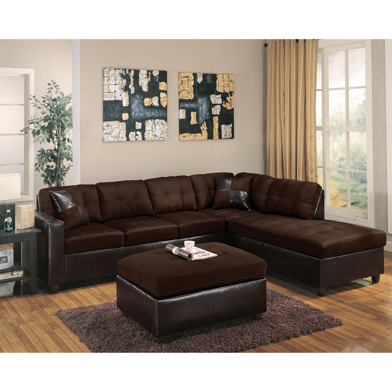Acme Furniture Milano Polyurethane Ottoman 51327 IMAGE 2