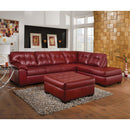 Acme Furniture Shi Bonded Leather Match Ottoman 50444 IMAGE 2