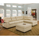 Acme Furniture Shi Bonded Leather Match Ottoman 50633 IMAGE 2