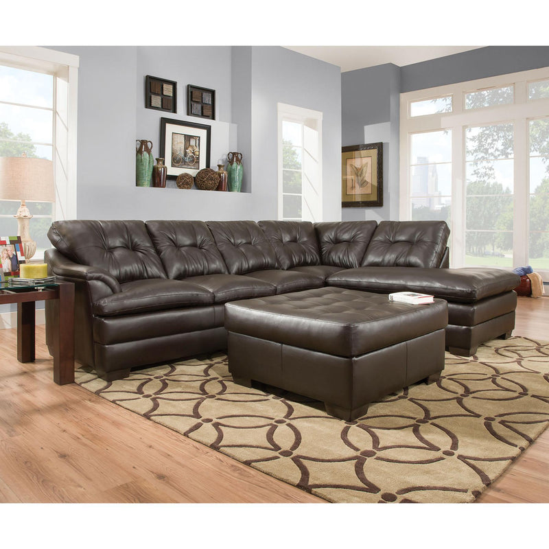 Acme Furniture Edwina Polyurethane Storage Ottoman 52323 IMAGE 2