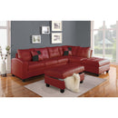 Acme Furniture Kiva Bonded Leather Match Storage Ottoman 51187 IMAGE 2