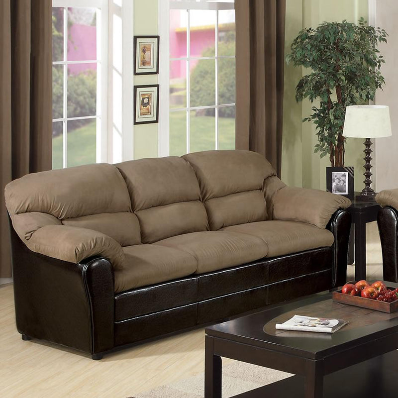 Acme Furniture Connell Stationary Polyurethane Sofa 15140 IMAGE 1