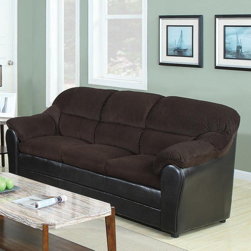 Acme Furniture Connell Stationary Fabric Sofa 15975 IMAGE 1