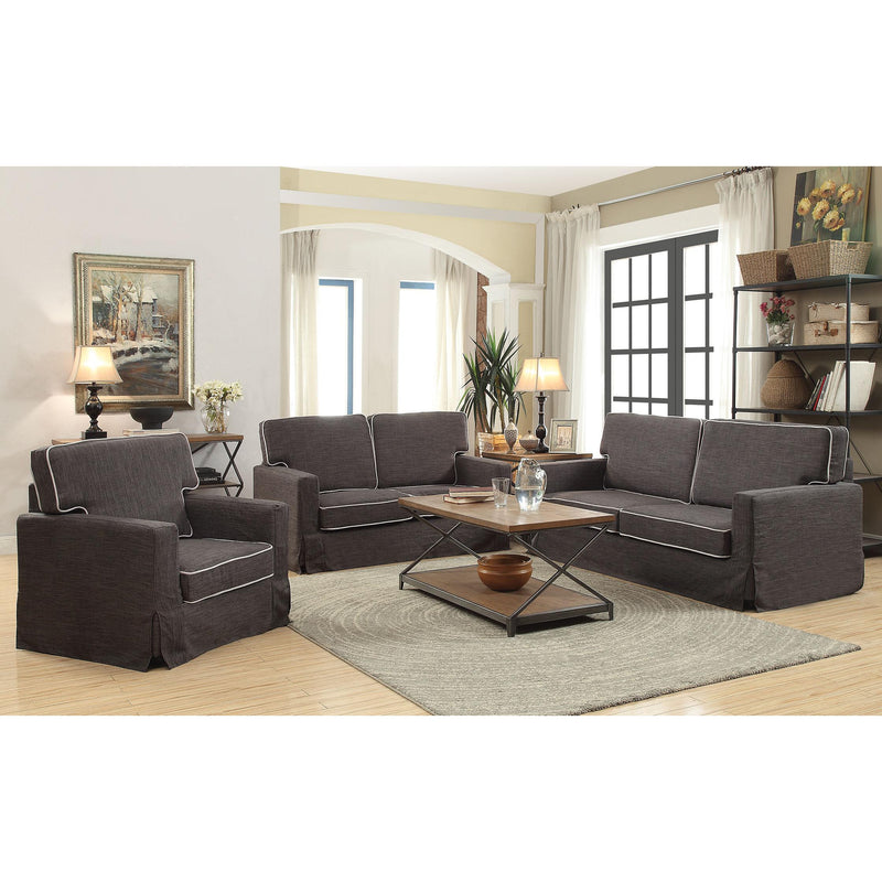 Acme Furniture Fostord Stationary Fabric Sofa 52195 IMAGE 2