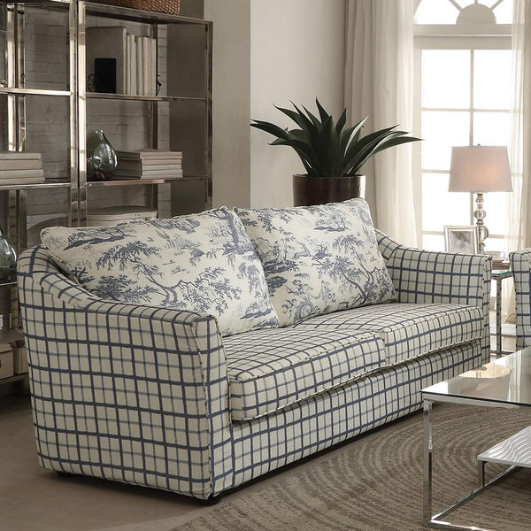 Acme Furniture Miuzosa Stationary Fabric Sofa 52200 IMAGE 1
