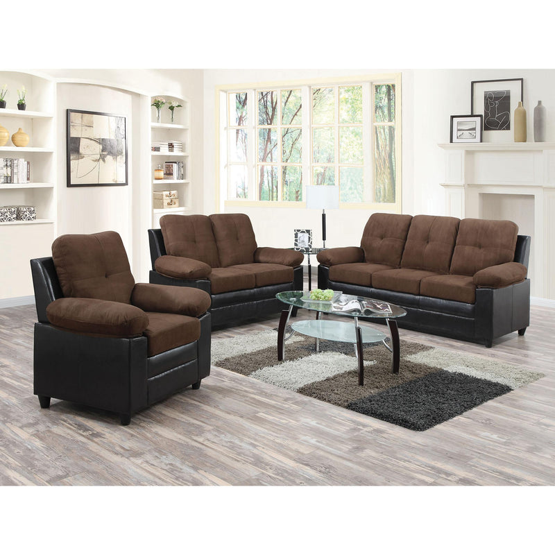 Acme Furniture Santiana Stationary Polyurethane Sofa 51365 IMAGE 2