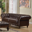 Acme Furniture Shantoria Stationary Bonded Leather Sofa 51315 IMAGE 1