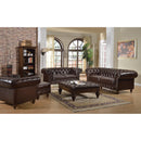 Acme Furniture Shantoria Stationary Bonded Leather Sofa 51315 IMAGE 2