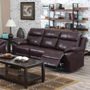 Acme Furniture Dyson Reclining Leather-Air Sofa 50855 IMAGE 1