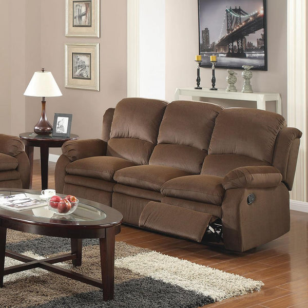 Acme Furniture Garton Power Reclining Fabric Sofa 51800 IMAGE 1