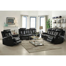 Acme Furniture Isidro Reclining Leather-Air Sofa 52255 IMAGE 2