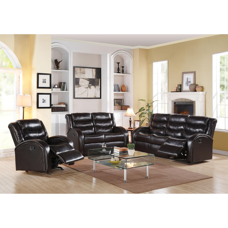 Acme Furniture Noah Reclining Bonded Leather Match Sofa 50830 IMAGE 2