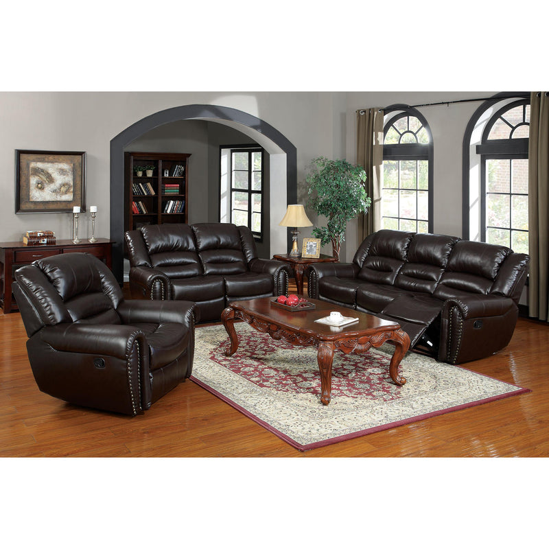Acme Furniture Ralph Power Reclining Bonded Leather Sofa 50285 IMAGE 2