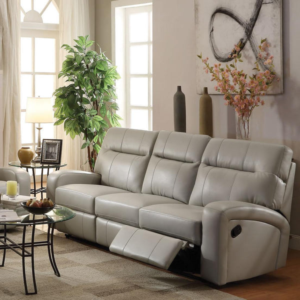 Acme Furniture Valery Reclining Bonded Leather Match Sofa 51515 IMAGE 1