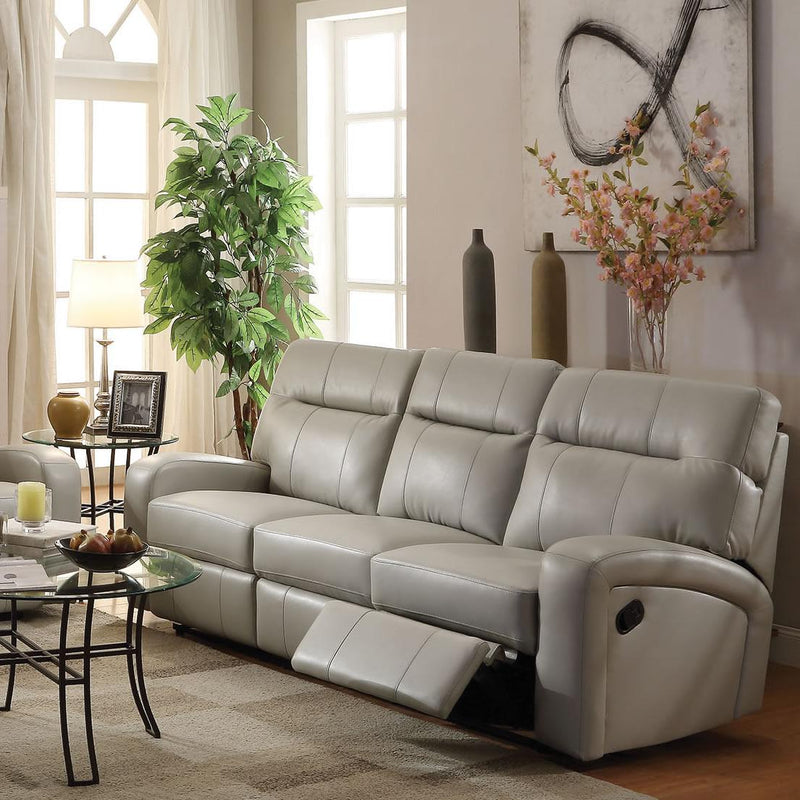 Acme Furniture Valery Reclining Bonded Leather Match Sofa 51515 IMAGE 1