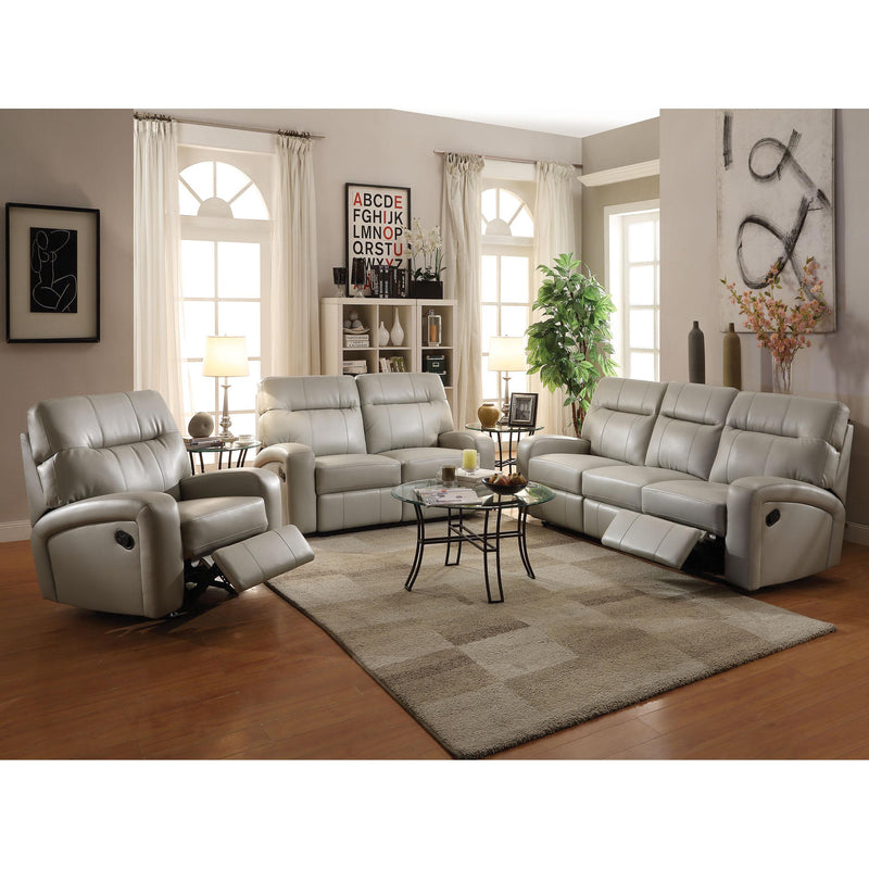 Acme Furniture Valery Reclining Bonded Leather Match Sofa 51515 IMAGE 2