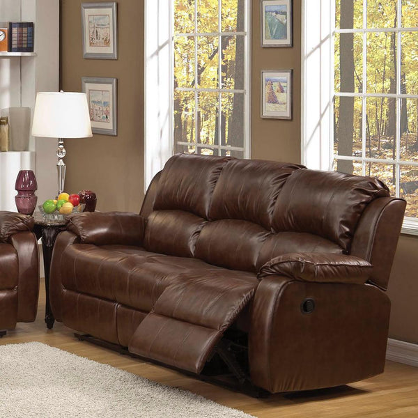 Acme Furniture Zanthe Reclining Fabric Sofa 50510BLM IMAGE 1