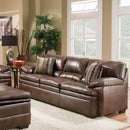 Acme Furniture Devin Stationary Bonded Leather Match Sofa 52310 IMAGE 1