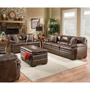 Acme Furniture Devin Stationary Bonded Leather Match Sofa 52310 IMAGE 2