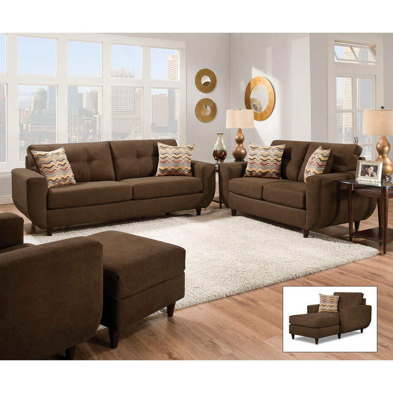Acme Furniture Eusebia Stationary Fabric Sofa 52330 IMAGE 2