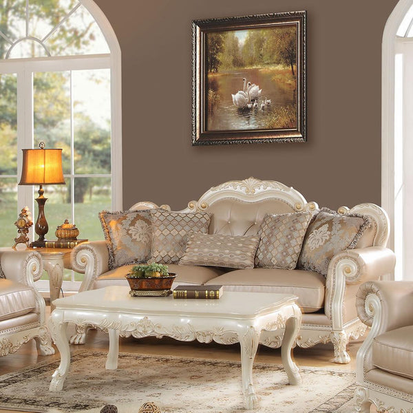 Acme Furniture Dresden Stationary Polyurethane Sofa 53260 IMAGE 1