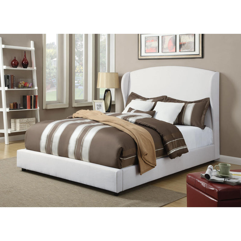 Acme Furniture Caroline Queen Upholstered Platform Bed 24640Q-HF/24641Q-R IMAGE 2